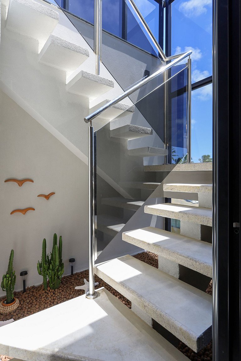 Rooftop 1 Suíte com Piscina Privativa - Pé na area- Cais Mur