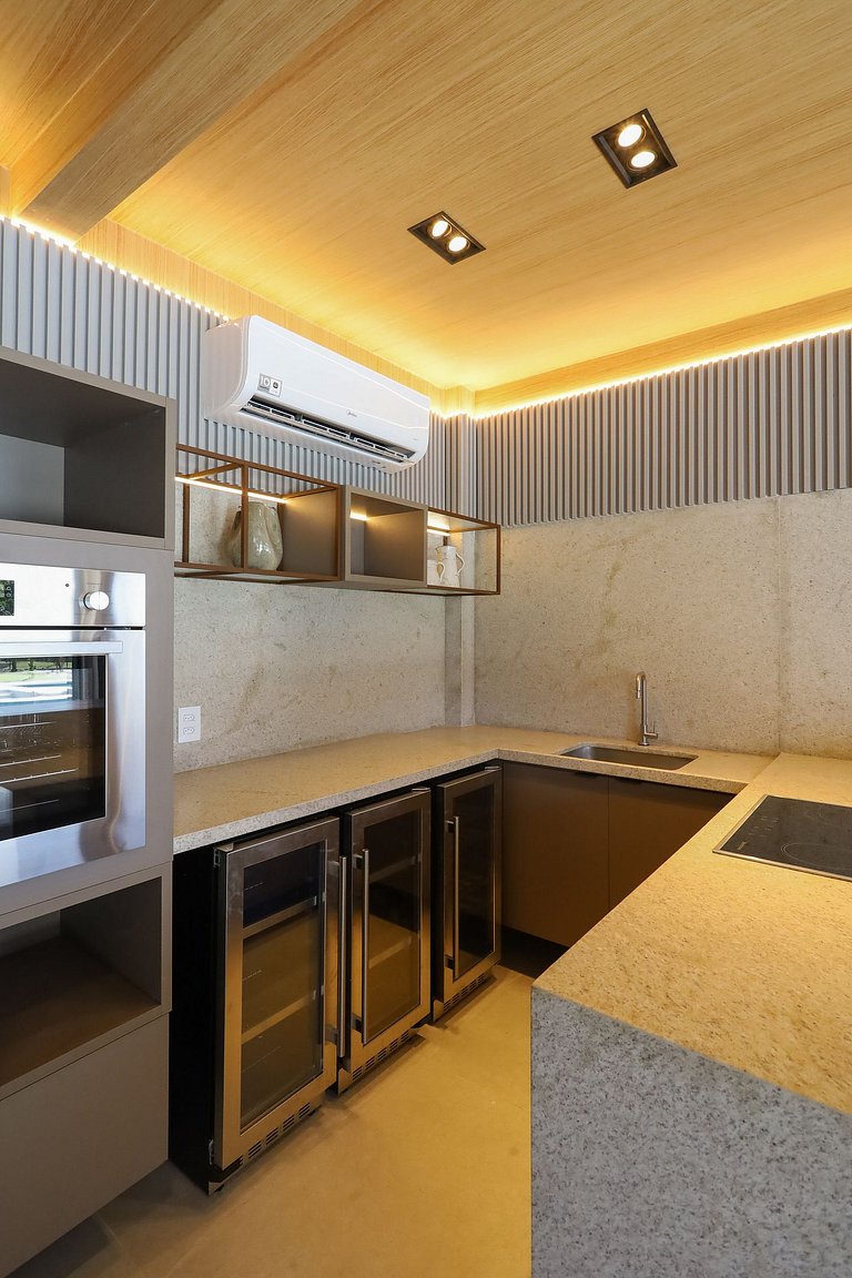 Flat Cais Muro Alto vista mar by Signature - Bloco 3 - 307