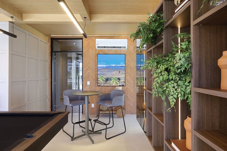 Flat Cais Muro Alto vista mar by Signature - Bloco 3 - 307