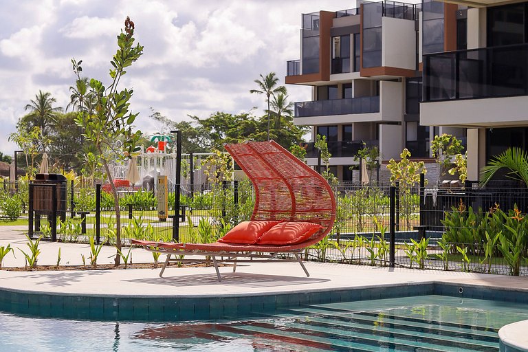Apto Térreo 4 suítes com 2 Piscinas privativas - Porto de Ga