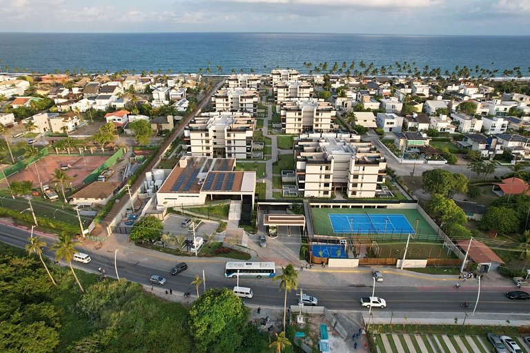 Flat Cais Muro Alto vista mar by Signature - Bloco 3 - 307