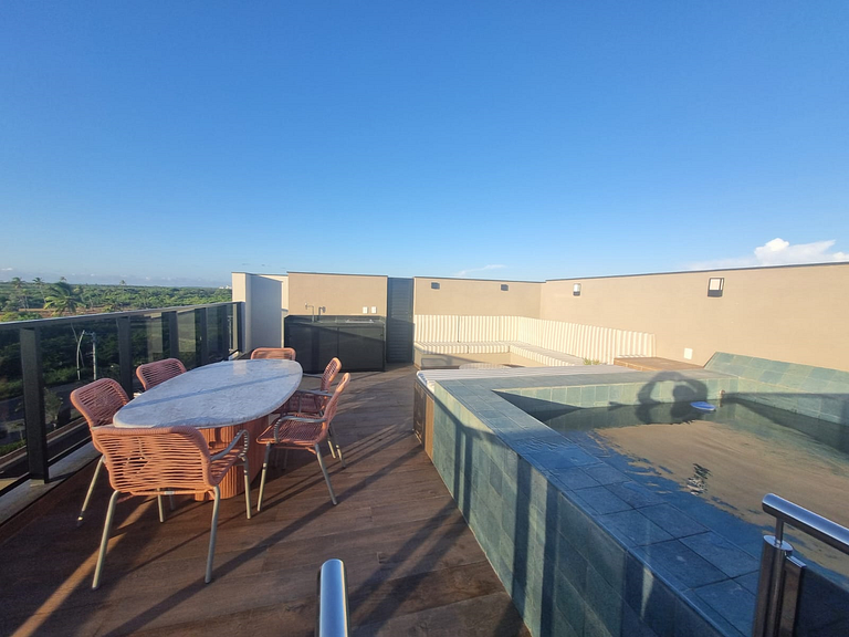 Rooftop Exclusivo 2 Suítes - Piscina Privativa - Porto de Ga
