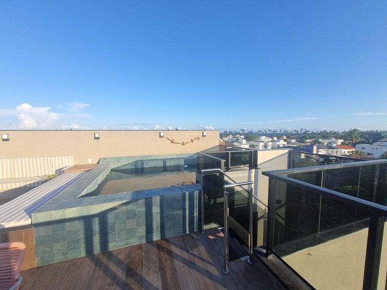 Rooftop Exclusivo 2 Suítes - Piscina Privativa - Porto de Ga