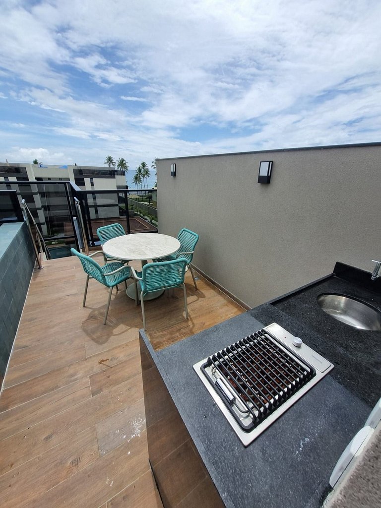 Flat Cais Muro Alto vista mar by Signature