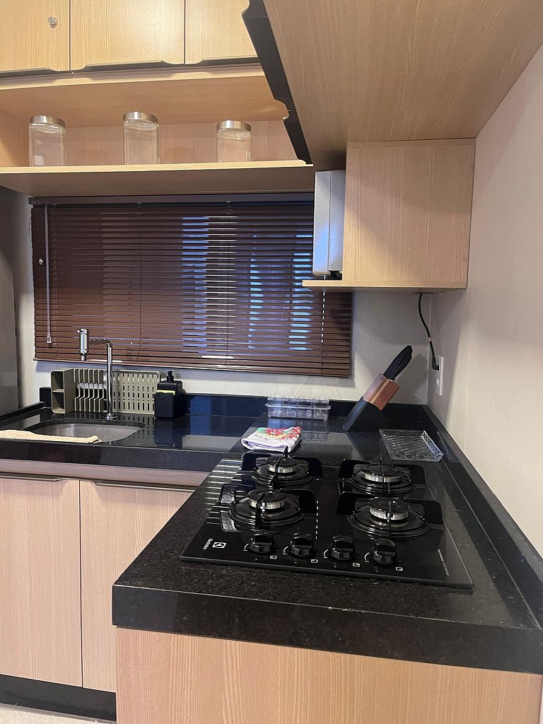 Rooftop 1 Suíte com Piscina Privativa - Pé na area- Cais Mur