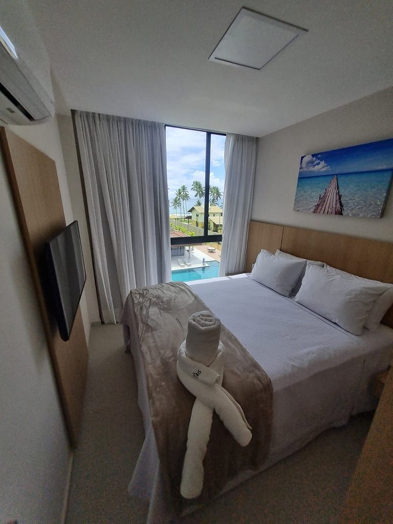 Flat Cais Muro Alto vista mar by Signature