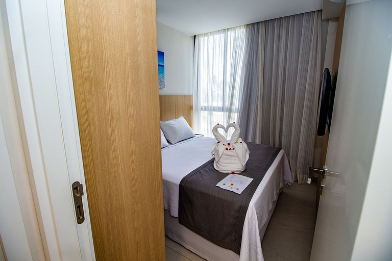 Rooftop 1 Suíte com Piscina Privativa - Pé na area- Cais Mur