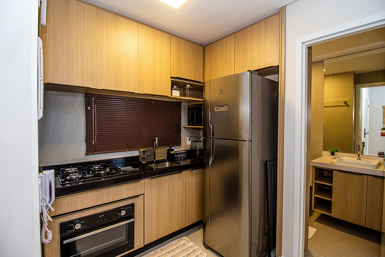 Rooftop 1 Suíte com Piscina Privativa - Pé na area- Cais Mur