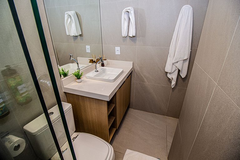 Rooftop 1 Suíte com Piscina Privativa - Pé na area- Cais Mur