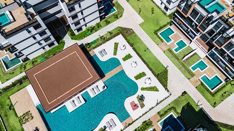 Rooftop 1 Suíte com Piscina Privativa - Pé na area- Cais Mur