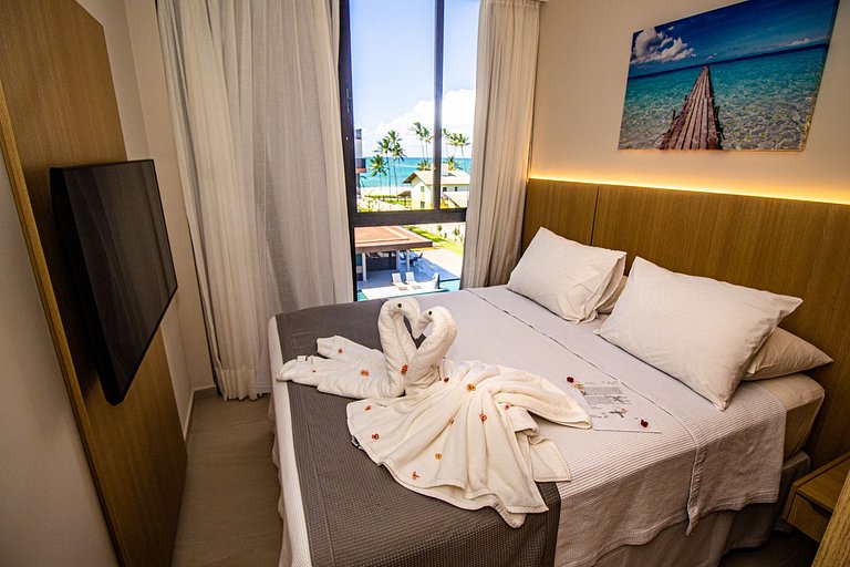 Flat Cais Muro Alto vista mar by Signature