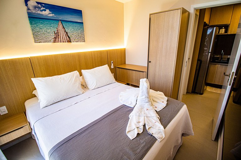 Flat Cais Muro Alto vista mar by Signature