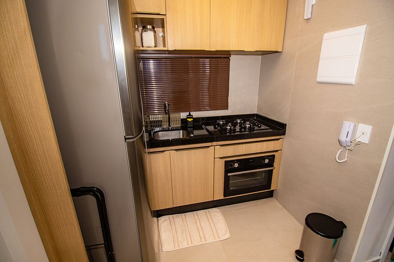 Flat Cais Muro Alto vista mar by Signature - Bloco 3 - 307