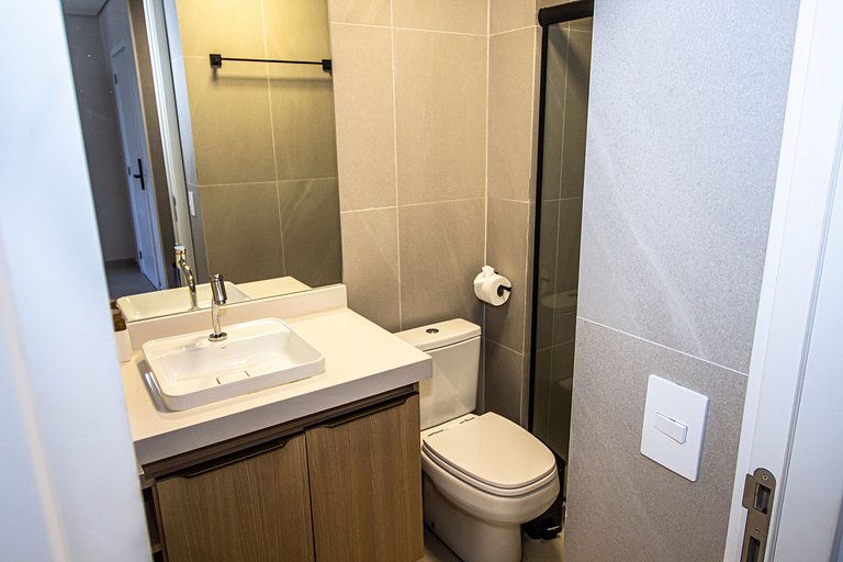 Flat Cais Muro Alto vista mar by Signature - Bloco 3 - 307