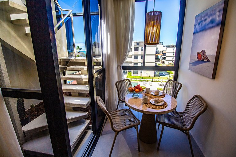 Flat Cais Muro Alto vista mar by Signature