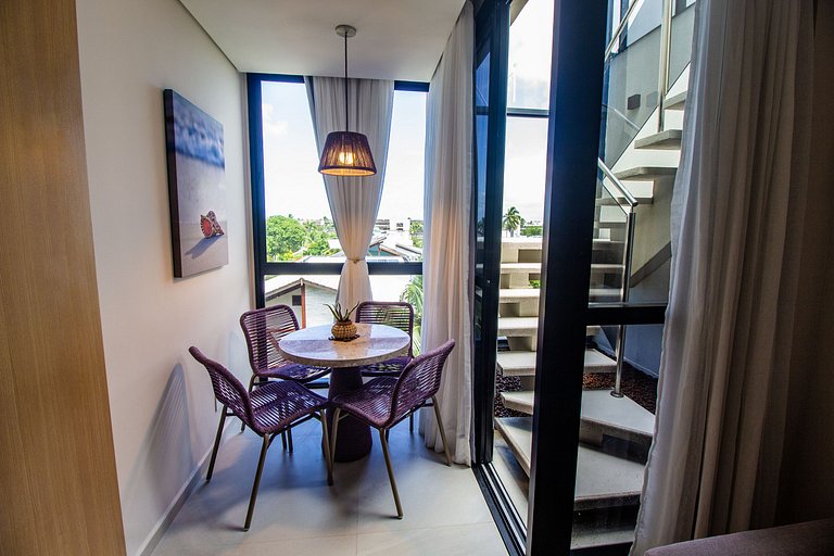 Cobertura de luxo com piscina privativa Muro alto by Cais Si