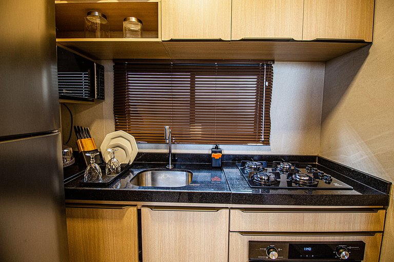 Cobertura de luxo com piscina privativa Muro alto by Cais Si