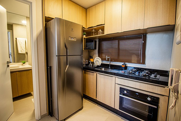 Cobertura de luxo com piscina privativa Muro alto by Cais Si